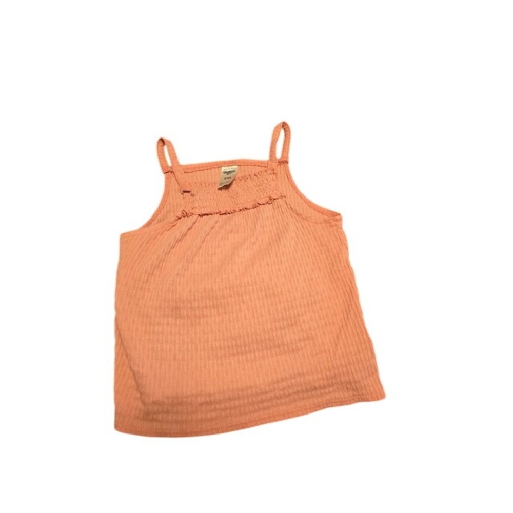 OshKosh B;gosh Girls Peach Coral Ribbed Tank Top Camisole Size 5/5A
